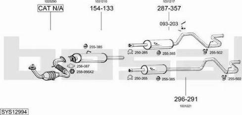 Bosal SYS12994 - Échappement droxauto.com