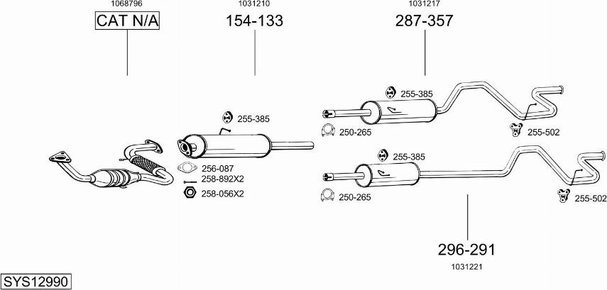 Bosal SYS12990 - Échappement droxauto.com