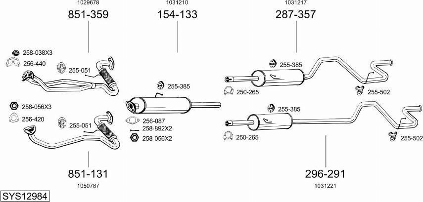 Bosal SYS12984 - Échappement droxauto.com