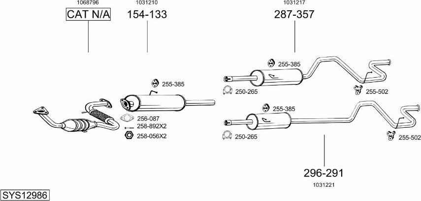 Bosal SYS12986 - Échappement droxauto.com