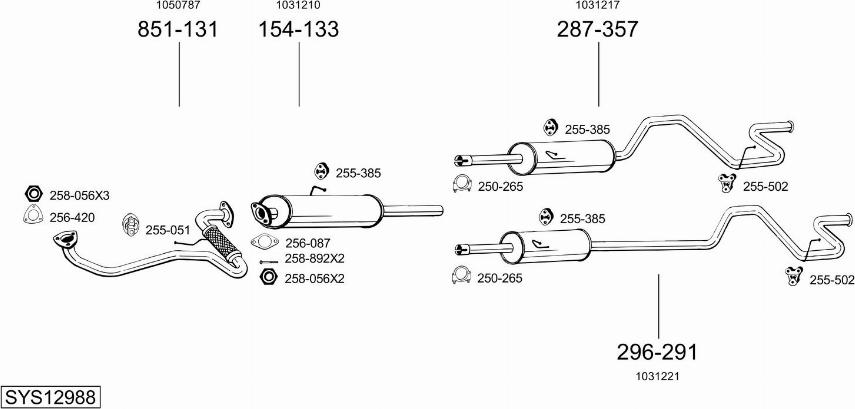 Bosal SYS12988 - Échappement droxauto.com
