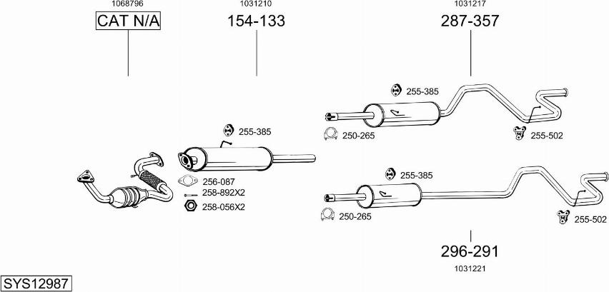 Bosal SYS12987 - Échappement droxauto.com