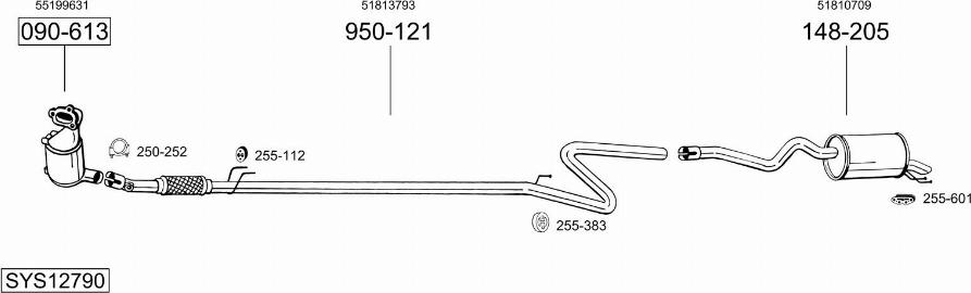 Bosal SYS12790 - Échappement droxauto.com