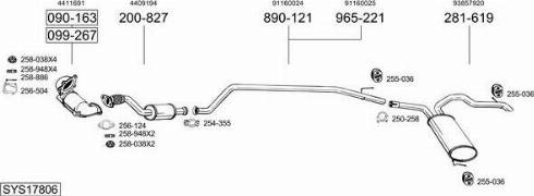 Bosal SYS17806 - Échappement droxauto.com