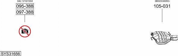 Bosal SYS31656 - Échappement droxauto.com