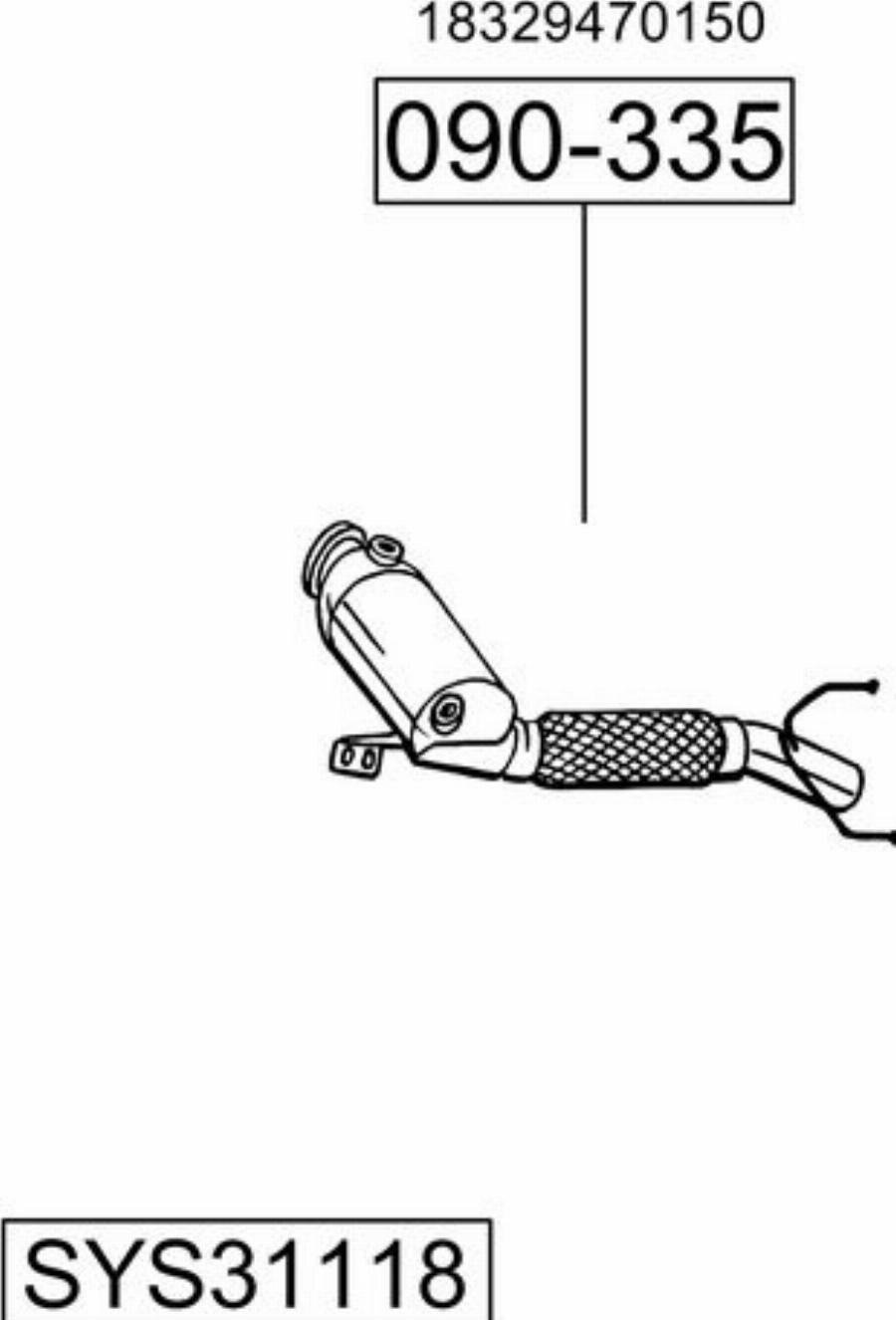 Bosal SYS31118 - Échappement droxauto.com