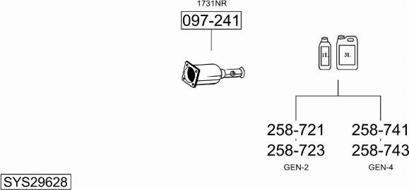 Bosal SYS29628 - Échappement droxauto.com
