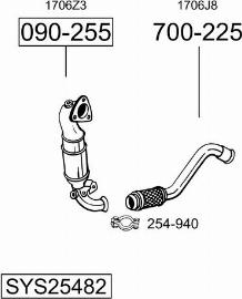 Bosal SYS25482 - Échappement droxauto.com