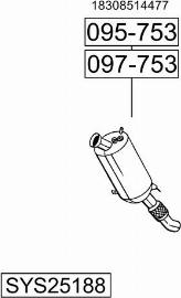 Bosal SYS25188 - Échappement droxauto.com