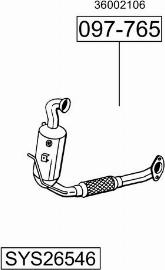 Bosal SYS26546 - Échappement droxauto.com