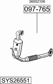 Bosal SYS26551 - Échappement droxauto.com