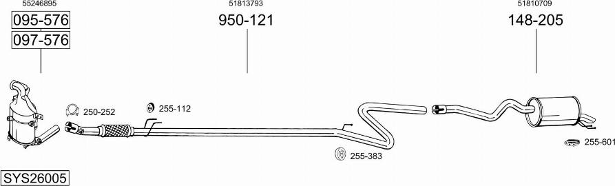 Bosal SYS26005 - Échappement droxauto.com