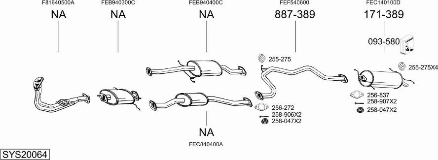 Bosal SYS20064 - Échappement droxauto.com