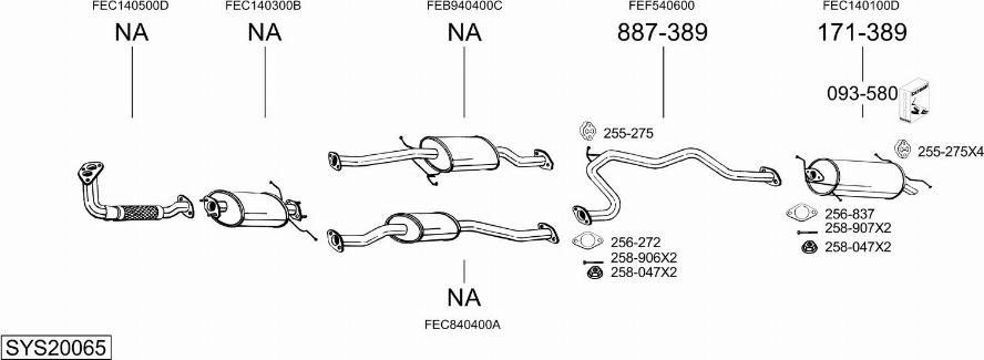 Bosal SYS20065 - Échappement droxauto.com