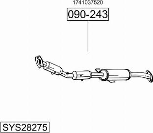 Bosal SYS28275 - Échappement droxauto.com