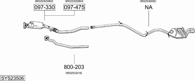 Bosal SYS23506 - Échappement droxauto.com