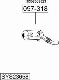 Bosal SYS23658 - Échappement droxauto.com