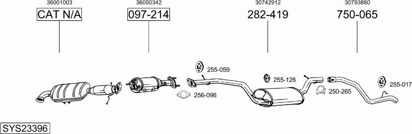 Bosal SYS23396 - Échappement droxauto.com