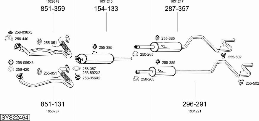 Bosal SYS22464 - Échappement droxauto.com