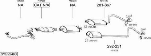 Bosal SYS22463 - Échappement droxauto.com
