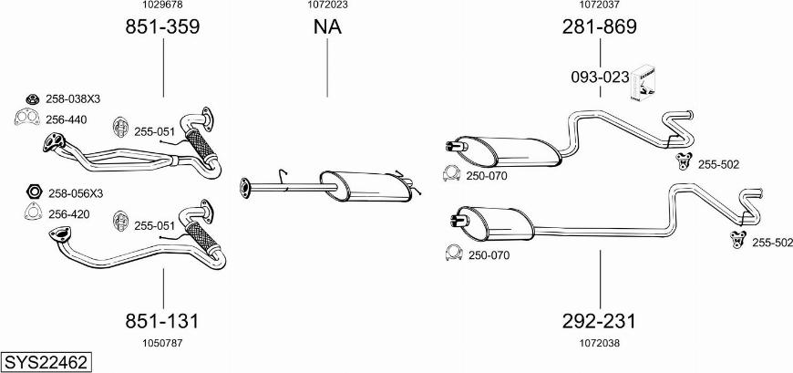 Bosal SYS22462 - Échappement droxauto.com