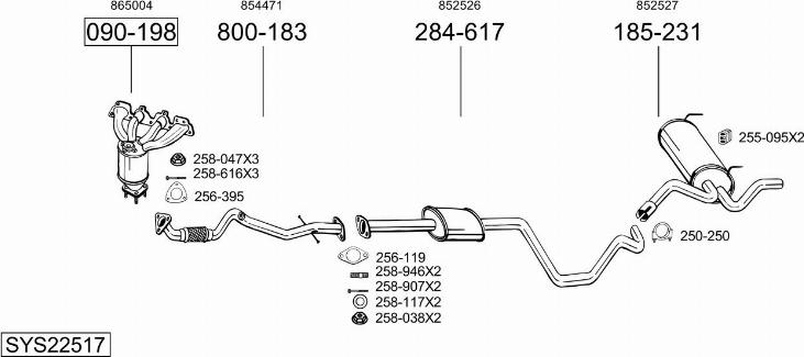 Bosal SYS22517 - Échappement droxauto.com