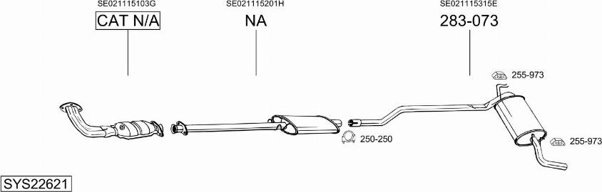 Bosal SYS22621 - Échappement droxauto.com
