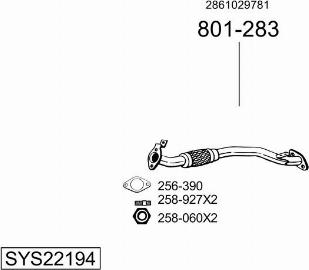 Bosal SYS22194 - Échappement droxauto.com