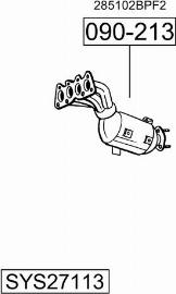 Bosal SYS27113 - Échappement droxauto.com