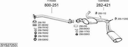 Bosal SYS27253 - Échappement droxauto.com