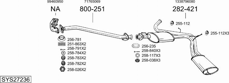 Bosal SYS27236 - Échappement droxauto.com