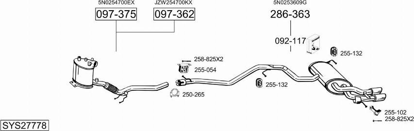 Bosal SYS27778 - Échappement droxauto.com