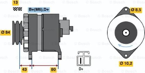 BOSCH 9 120 334 626 - Alternateur droxauto.com