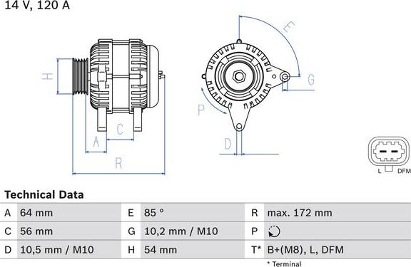 BOSCH 0 986 049 990 - Alternateur droxauto.com