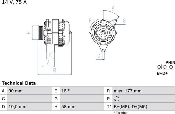 BOSCH 0 986 049 111 - Alternateur droxauto.com