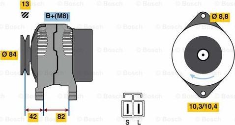 BOSCH 0 986 049 710 - Alternateur droxauto.com