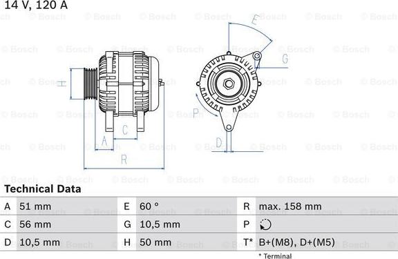 BOSCH 0 986 044 030 - Alternateur droxauto.com