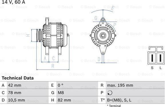 BOSCH 0 986 045 681 - Alternateur droxauto.com