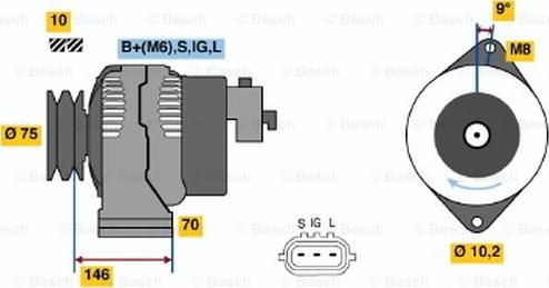 BOSCH 0 986 046 381 - Alternateur droxauto.com