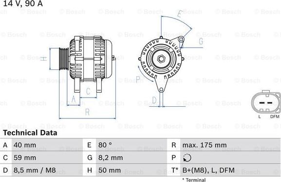 BOSCH 0 986 041 310 - Alternateur droxauto.com