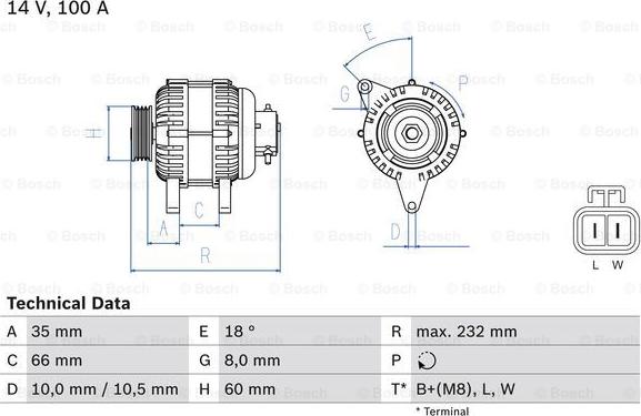 BOSCH 0 986 048 340 - Alternateur droxauto.com