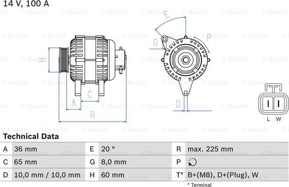 BOSCH 0 986 043 981 - Alternateur droxauto.com