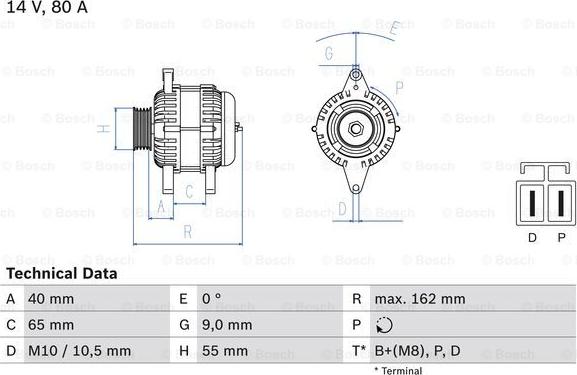 BOSCH 0 986 042 911 - Alternateur droxauto.com