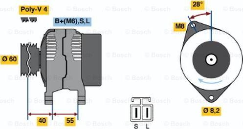 BOSCH 0 986 042 881 - Alternateur droxauto.com