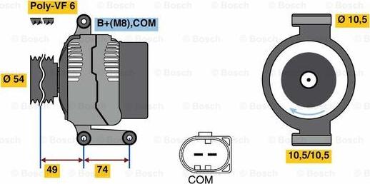 BOSCH 0 986 047 940 - Alternateur droxauto.com