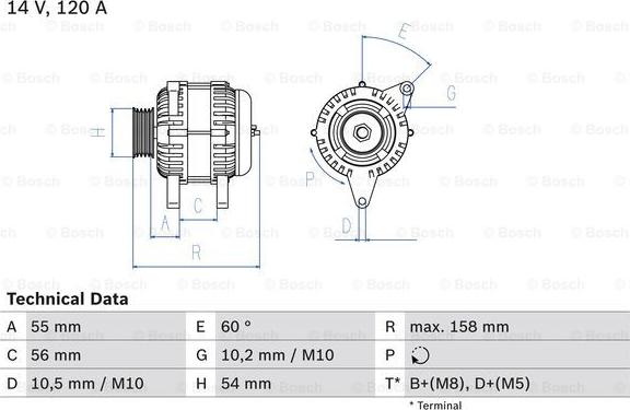 BOSCH 0 986 047 330 - Alternateur droxauto.com