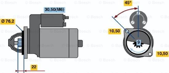 BOSCH 0 986 019 970 - Démarreur droxauto.com