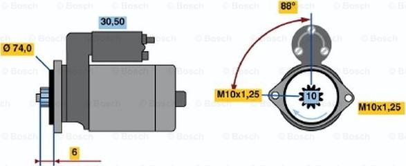 BOSCH 0 986 014 491 - Démarreur droxauto.com