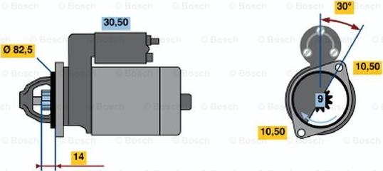 BOSCH 0 986 015 341 - Démarreur droxauto.com