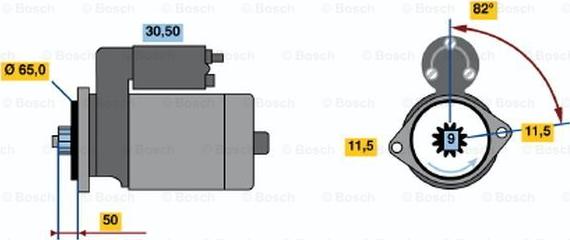 BOSCH 0 986 016 431 - Démarreur droxauto.com